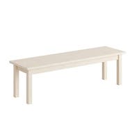 Sittbänk Erika, B1200 x D350 x H450 mm, ben massiv björk och sits av kryssfanér med Björk högtryckslaminat