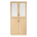 Slöjdskåp Sjöbergsskåpet 1, med 4 st hyllplan, 1 lutande hyllplan & 4 lådor