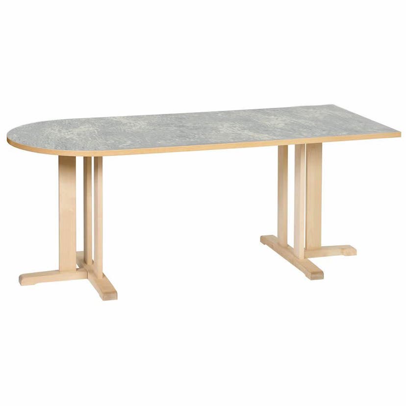 Bord Kupol, 1400x800 mm, kupolformad, T-stativ